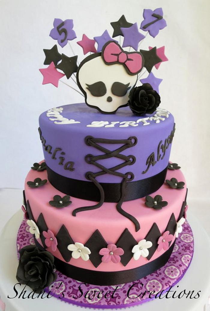 Monster's High Birthday Cake
