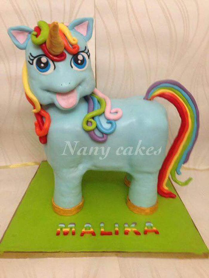 3d pony cake