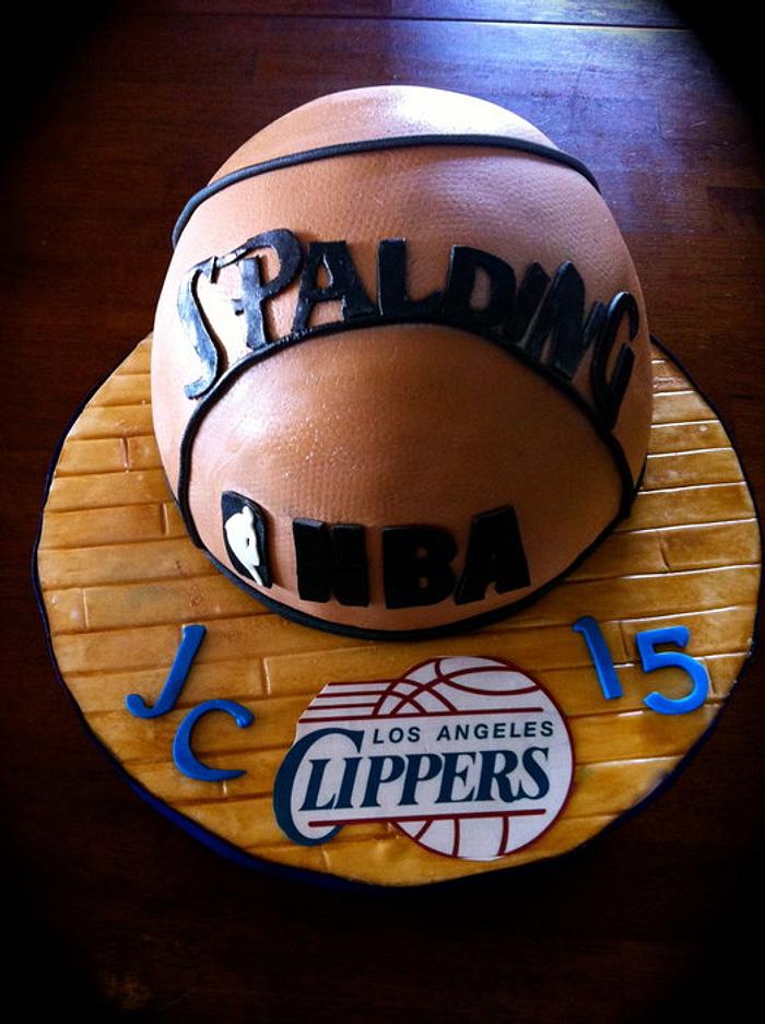 My Sons Basketball cake! 