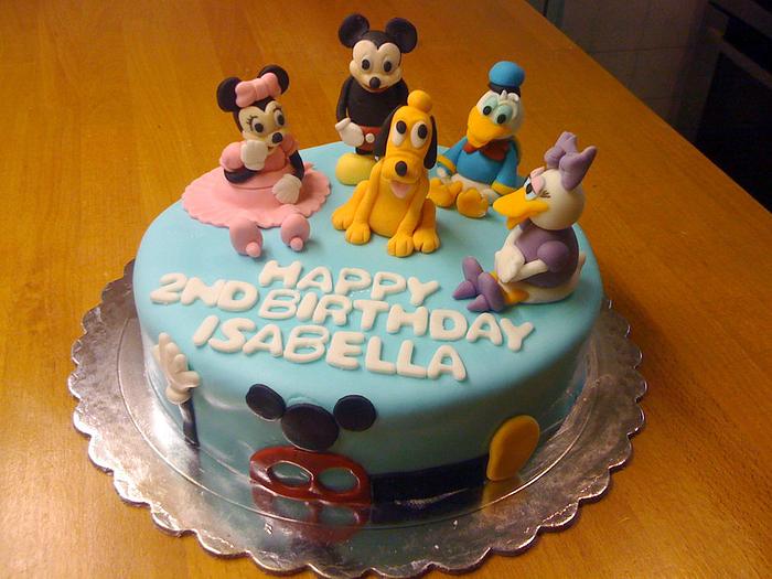 Disney club birthday cake