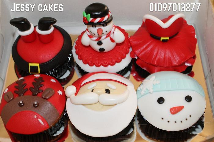  Christmas cupcakes