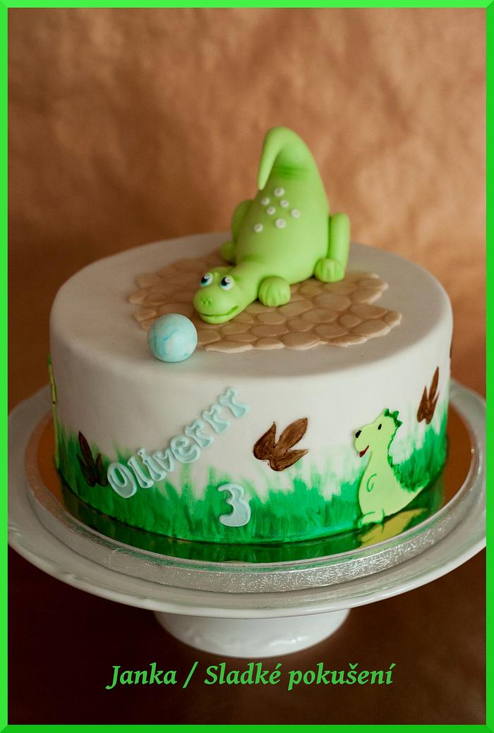 Dinosaurrr cake