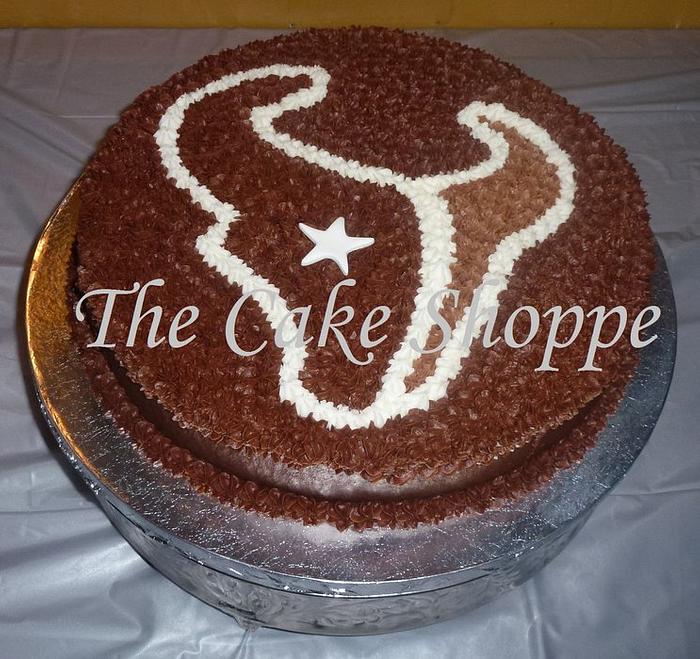 Houston Texans groom's cake