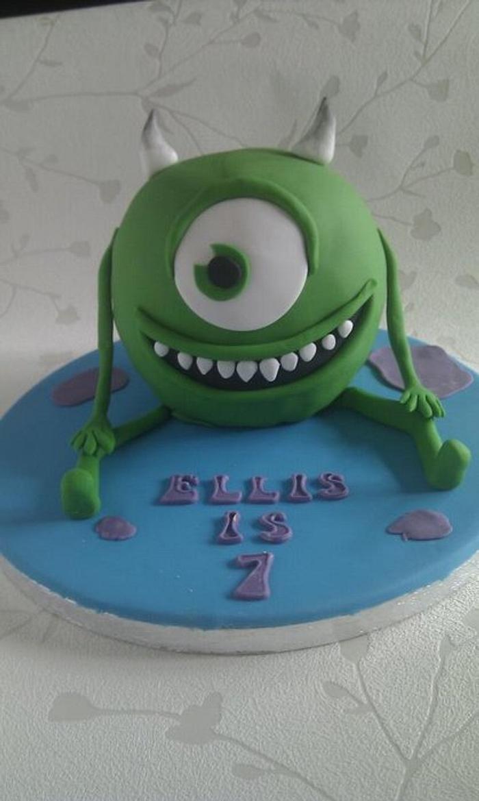 Mike from Monsters Inc Cake