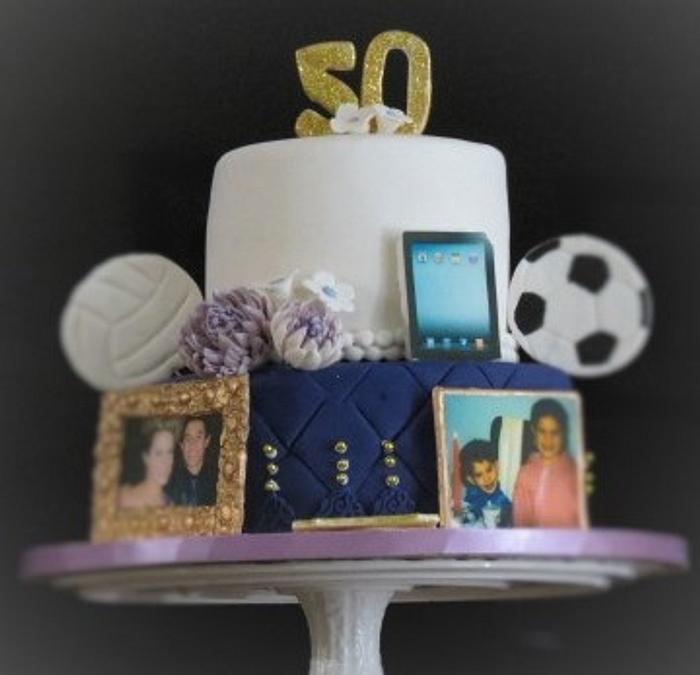 Ladies 50th Cake