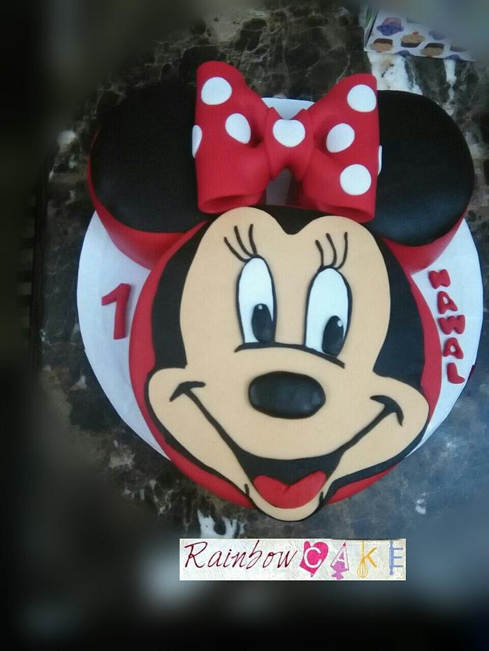 Minnie mouse cake