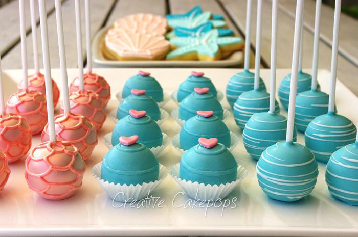 Under the Sea Cake pops and Cookies