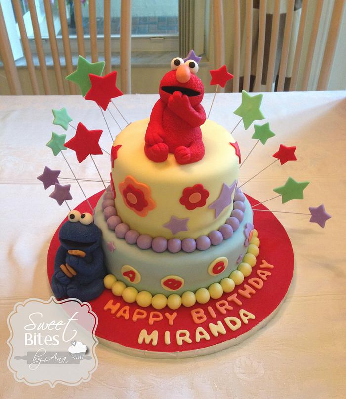 Elmo First Birthday cake