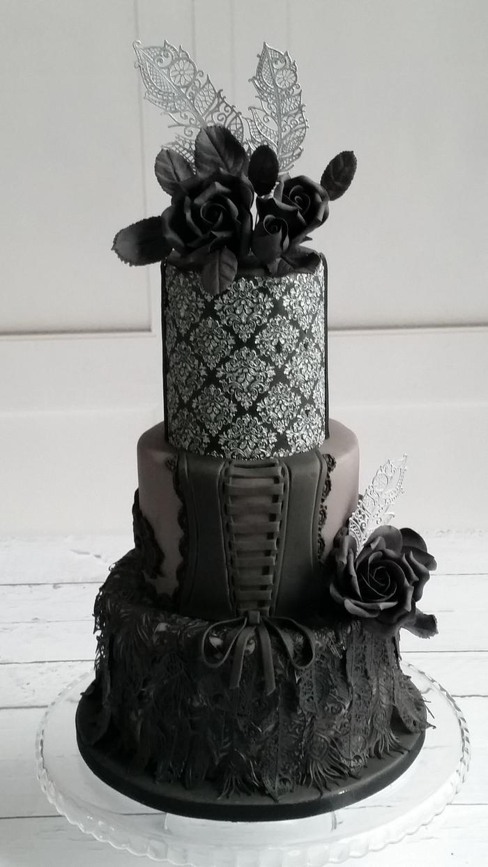 My Gothic Cake Decorated Cake By Yvonne Cakesdecor