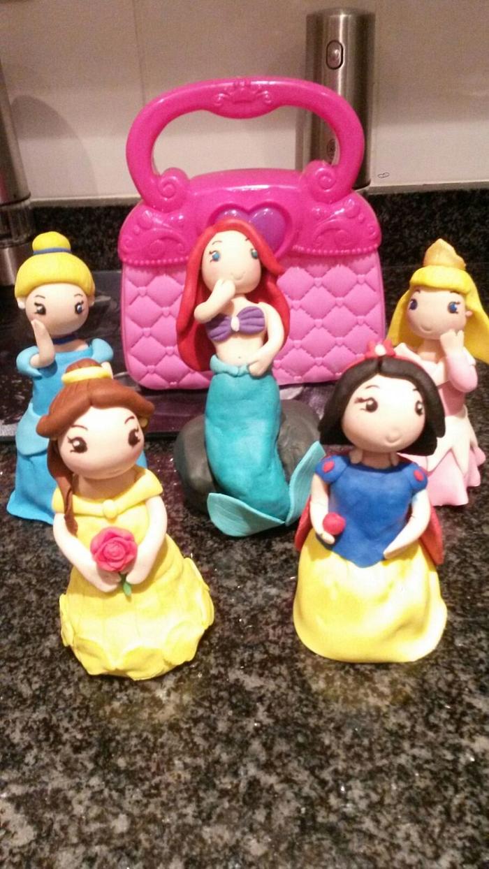disney princesses cake toppers