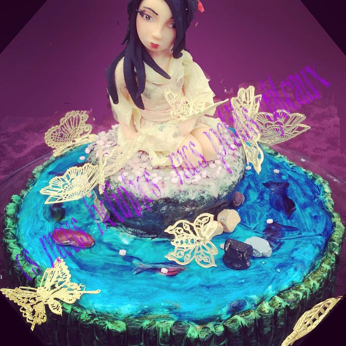 Zen birthday cake
