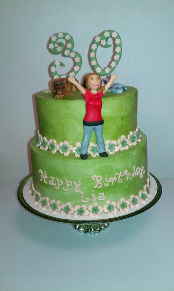 30th celebration birthday cake