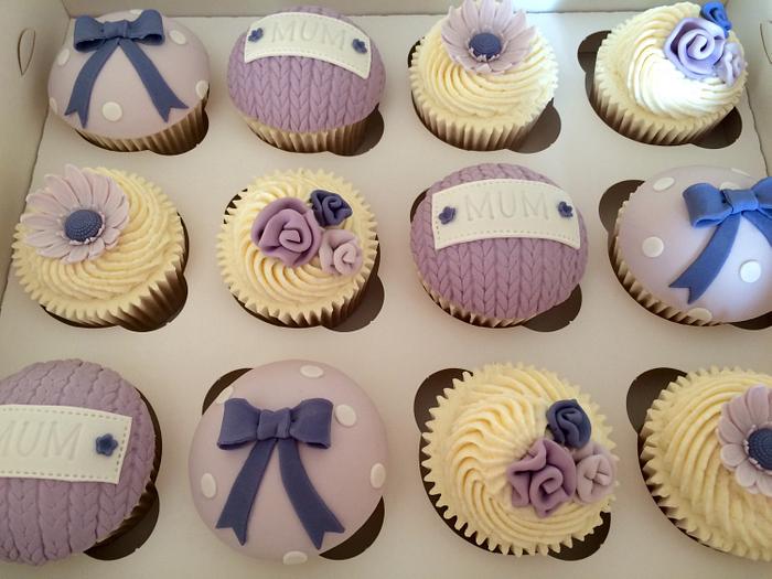 Purple Cupcakes 