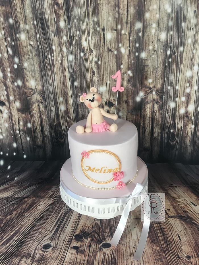 First Birthday Bea cake