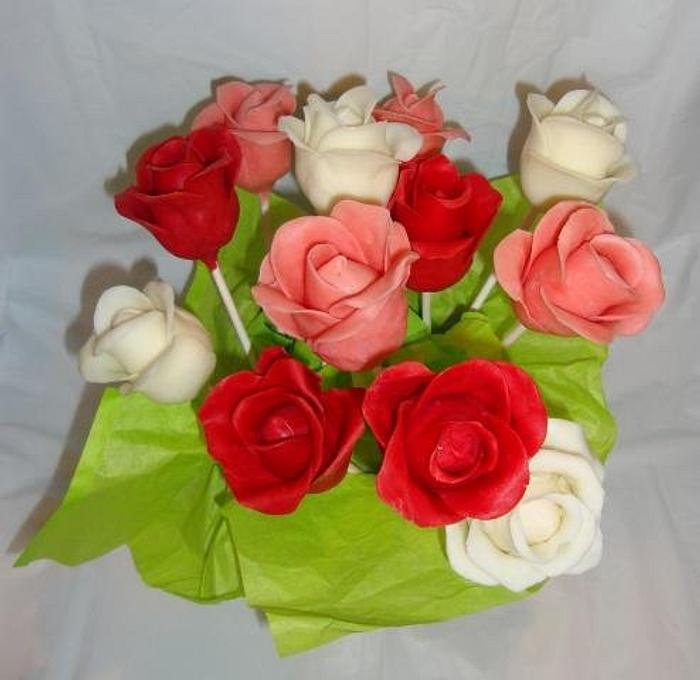 Chocolate Cakepop Roses