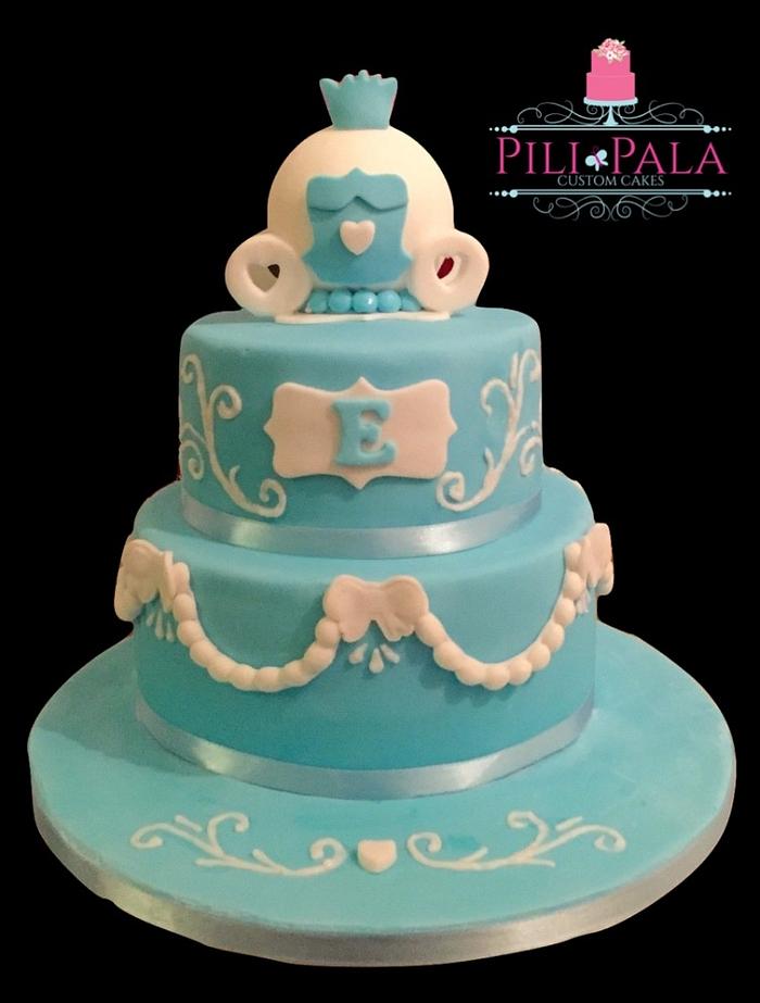 Cinderella inspired cake 