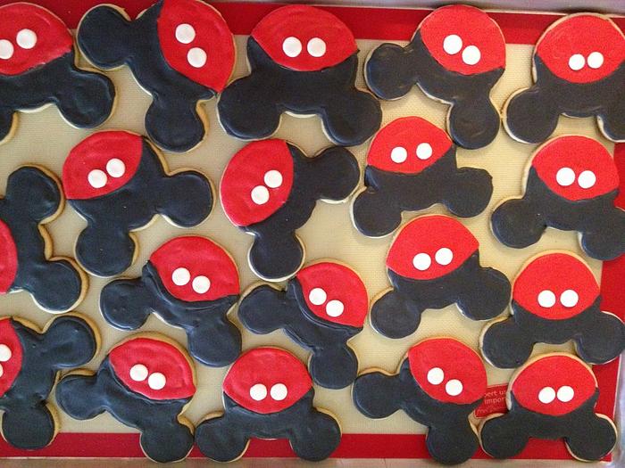 Mickey Icon Cookies
