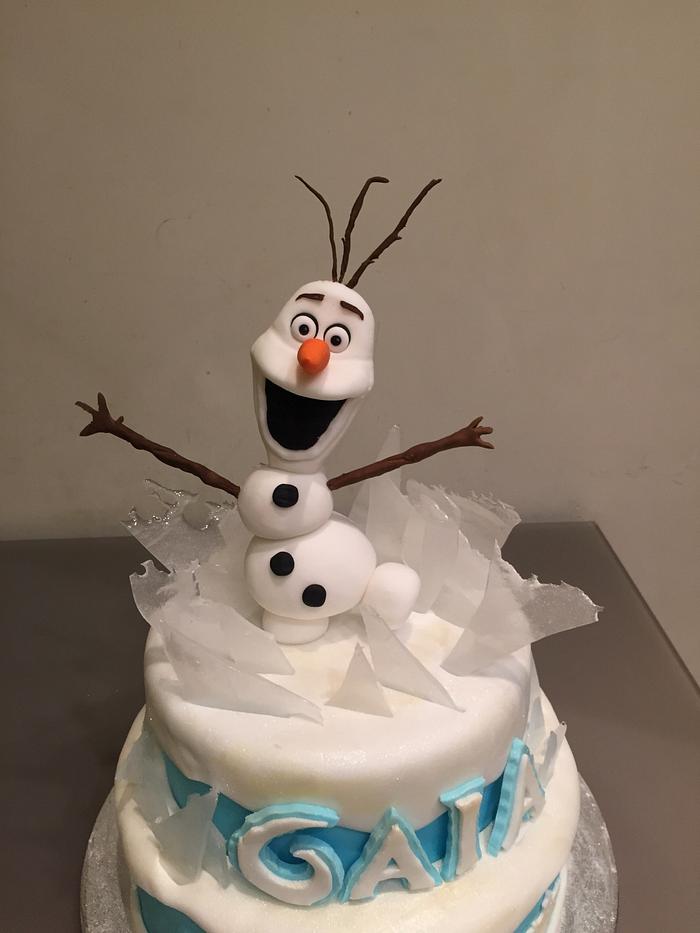 Olaf cake