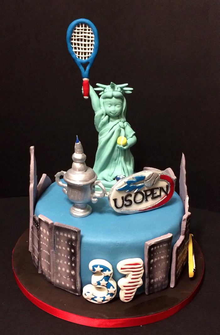 US Open Cake