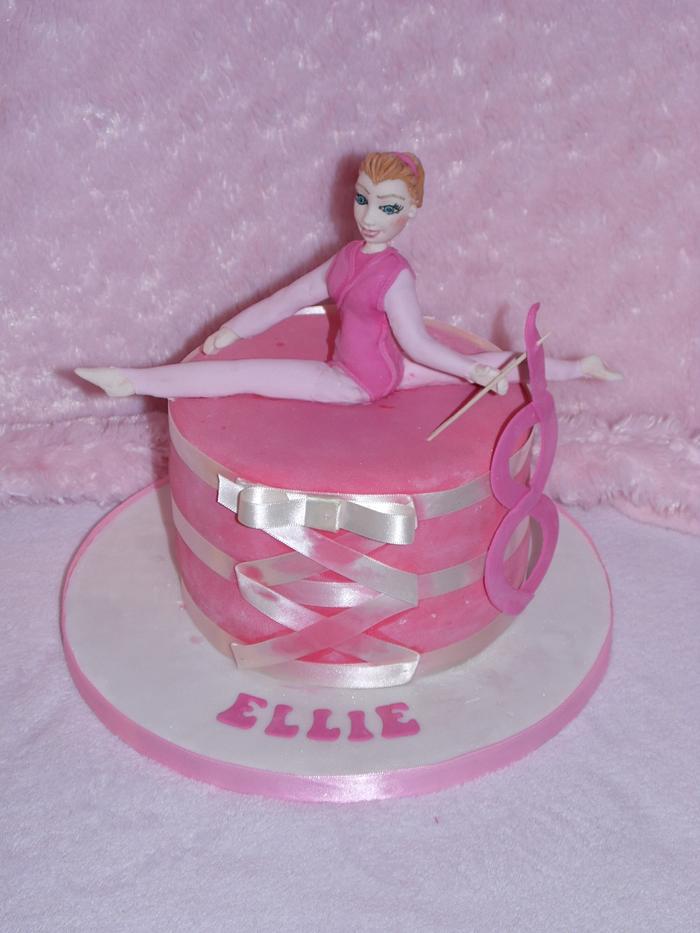gymnastic/ballet Cake for an 8 year old