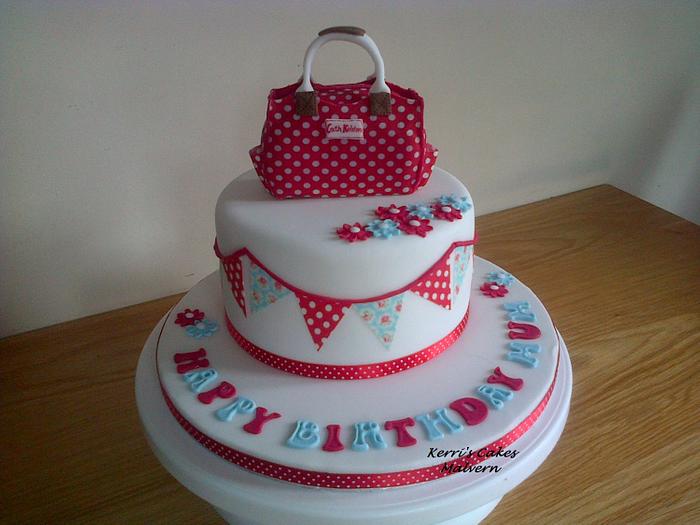 Cath Kidston themed Birthday cake