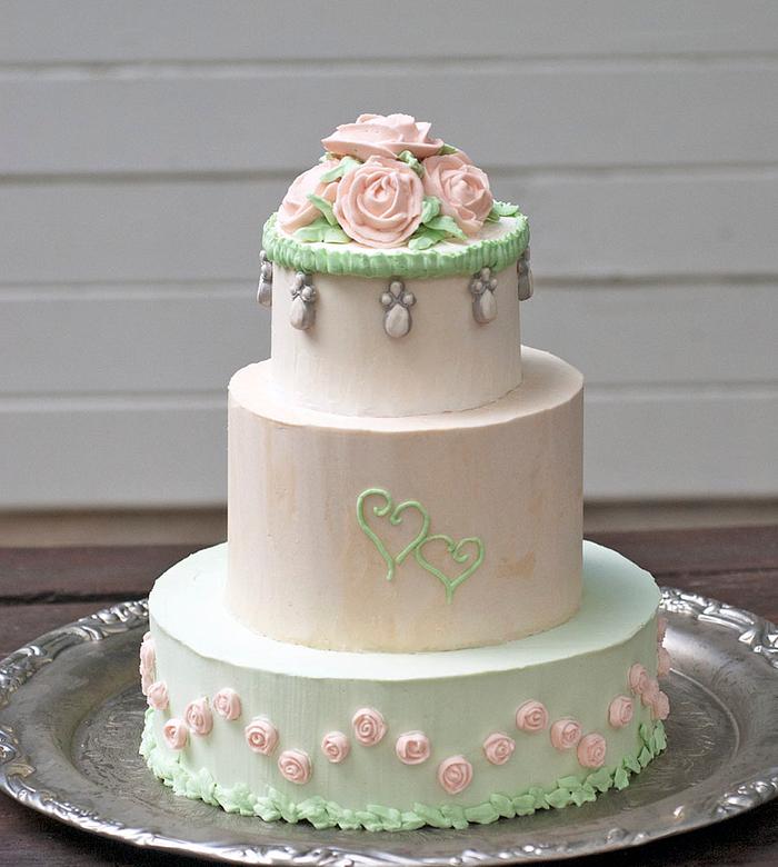 VIntage wedding cake