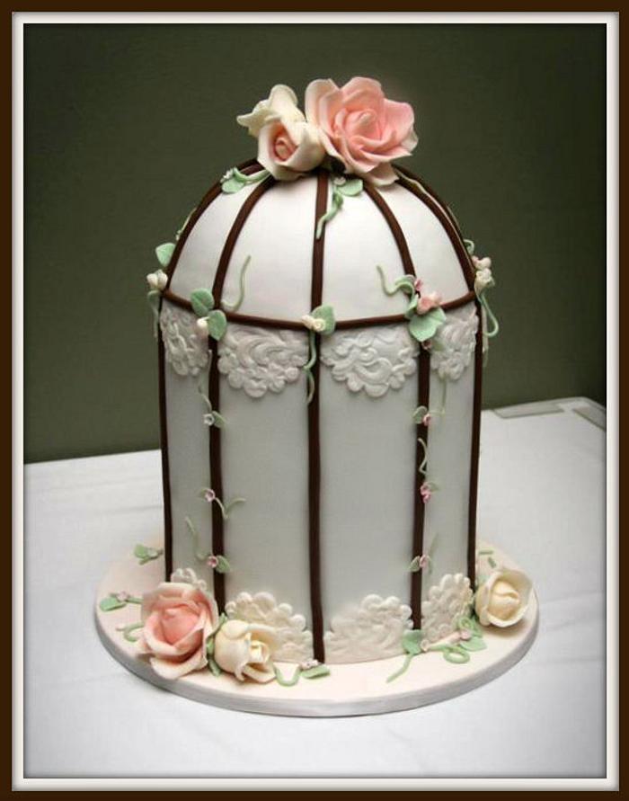 Birdcage Wedding cake