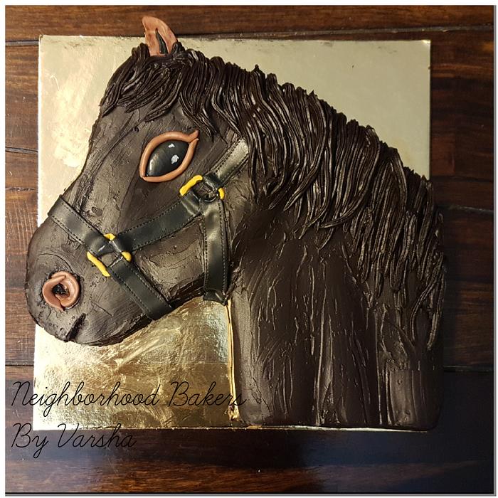 Horse theme cake 
