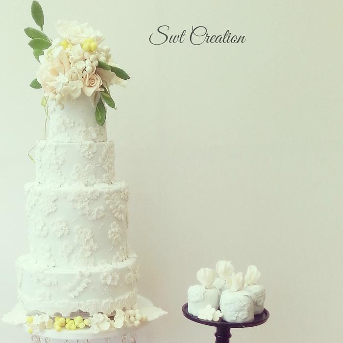 wedding cake.