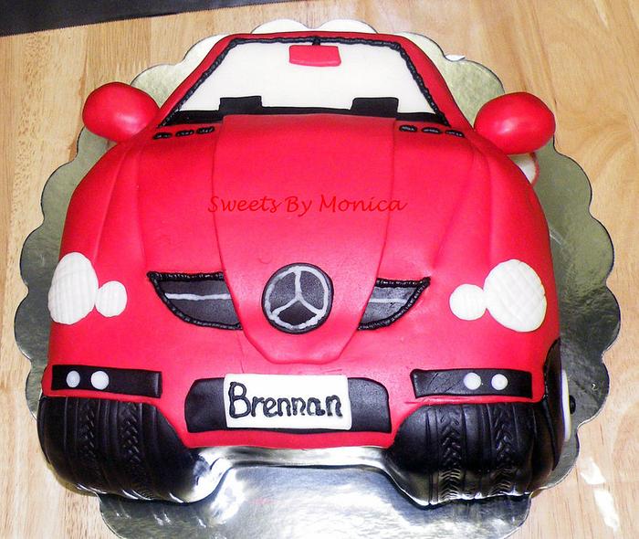 Mercedes Benz Birthday Cake