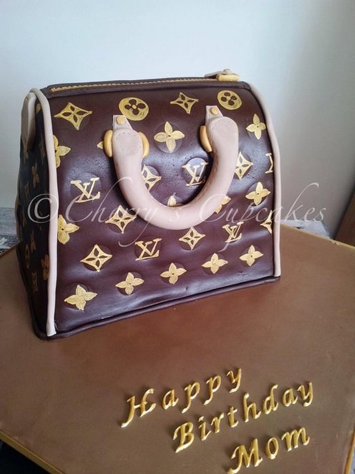 Louis Vuitton Handbag Cake