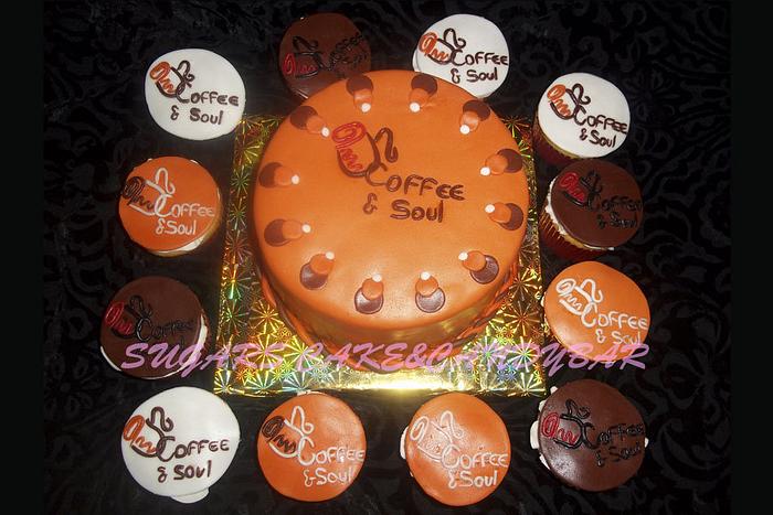 Coffee&soul logo Cake and Cupcakes