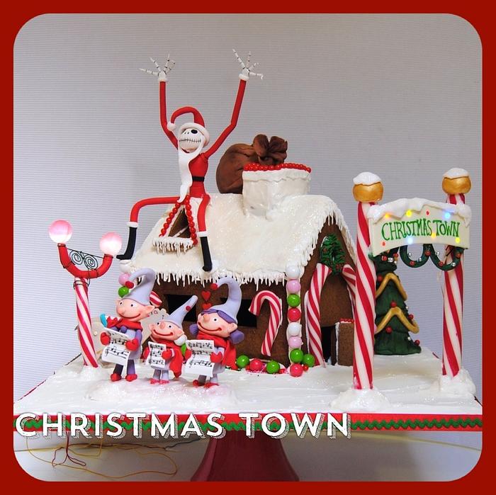 Christmas Town - Gingerbread house 