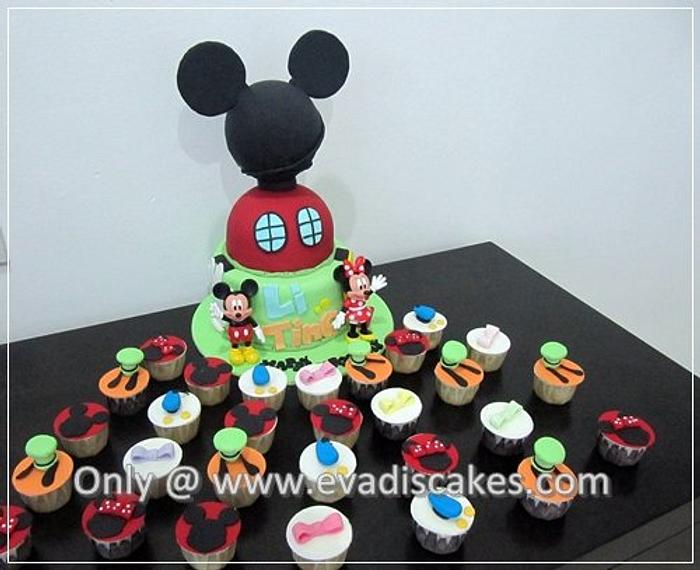 Mickey Mouse Club House Cake..