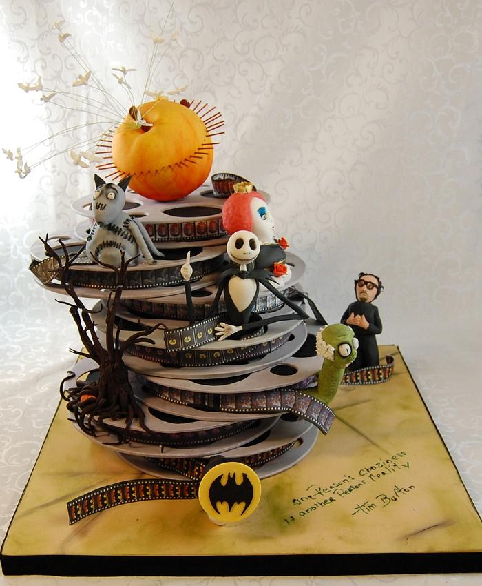 Tim Burton movies cakeé