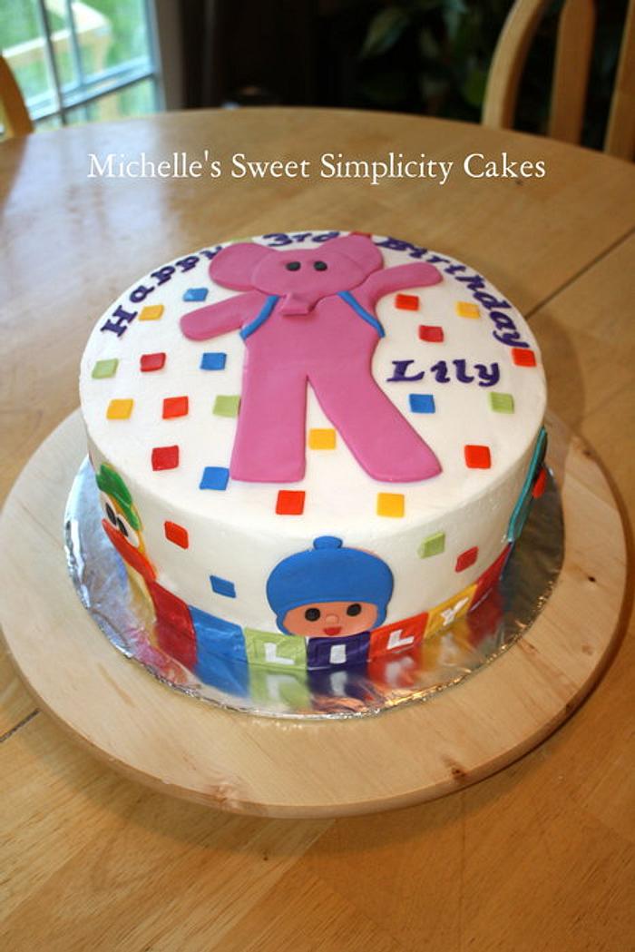 Pocoyo Cake for Lily