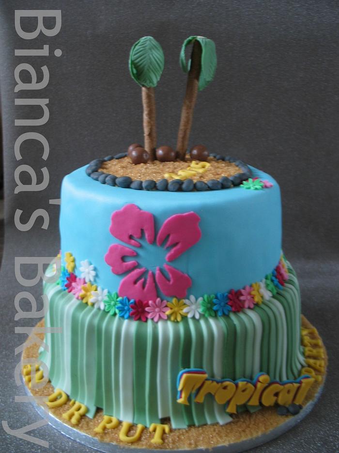 Tropical Party Cake