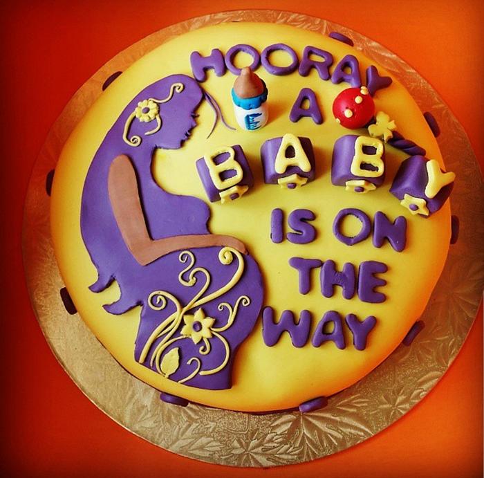 A Baby Shower Cake