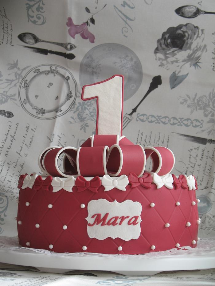 1 Birthday cake