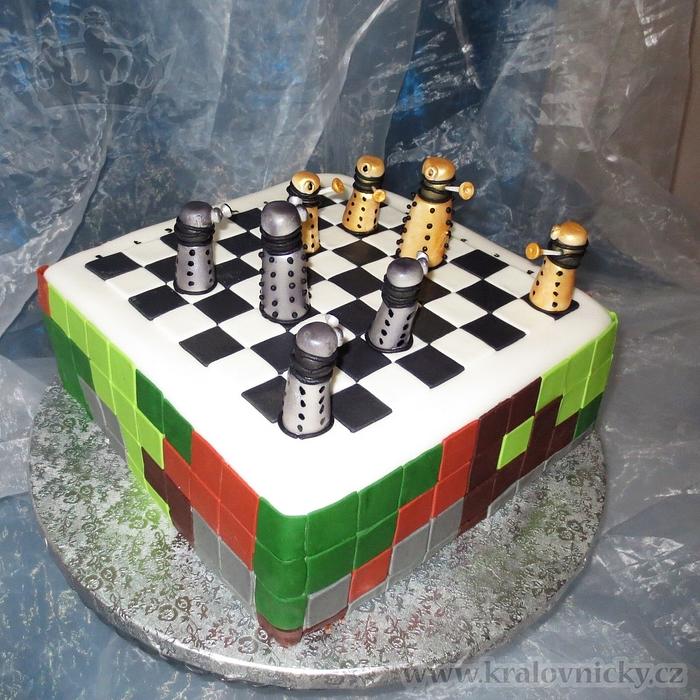 Minecraft and The Daleks Chess