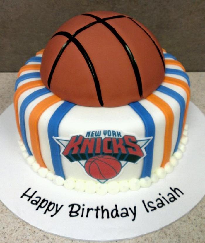 New York Knicks Birthday Cake.
