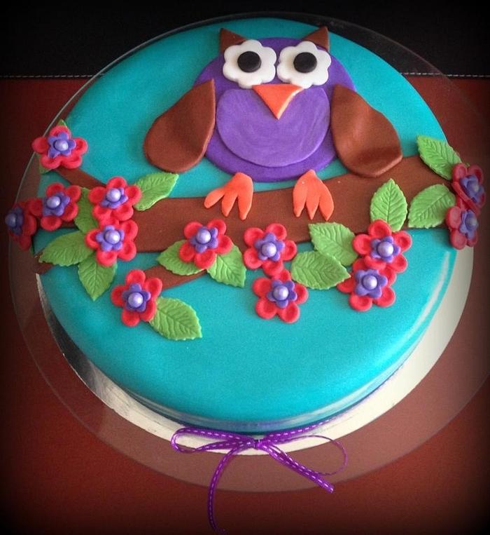 Owl cake