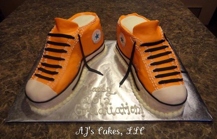 Converse Shoe Cakes