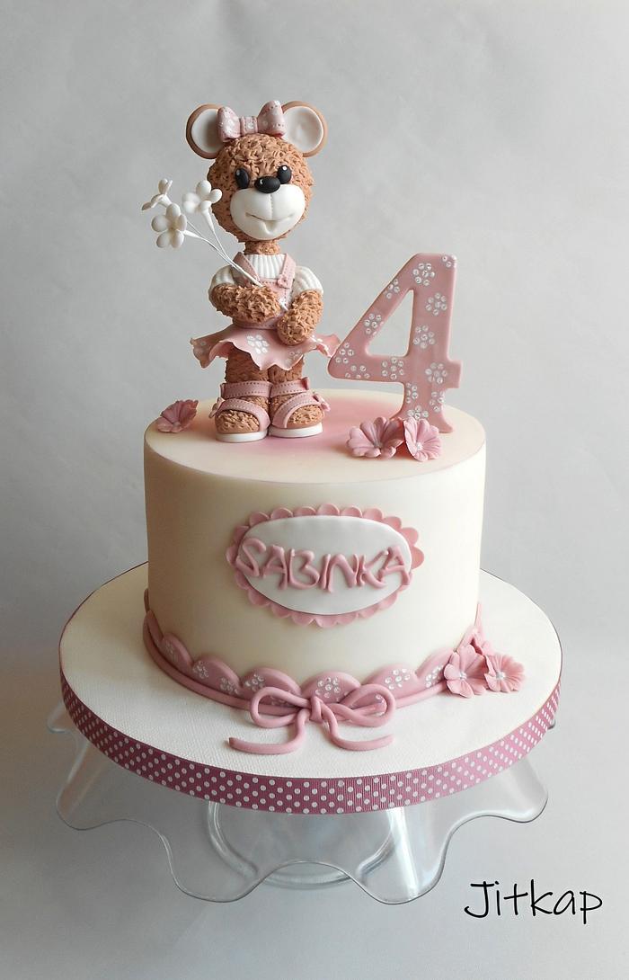 Teddy bear cake