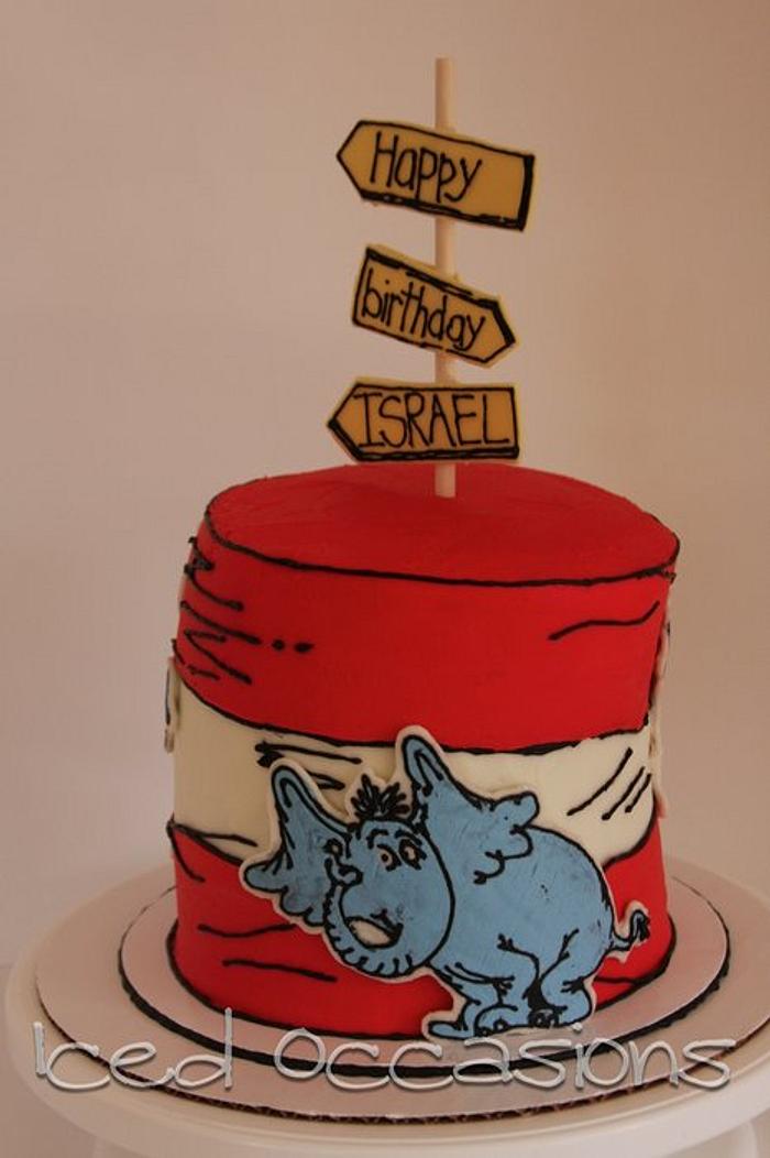 Dr. Seuss Birthday Cake