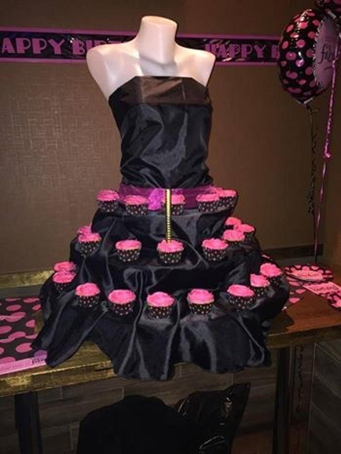 Mannequin Cupcake Display
