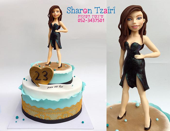cake for a famous model