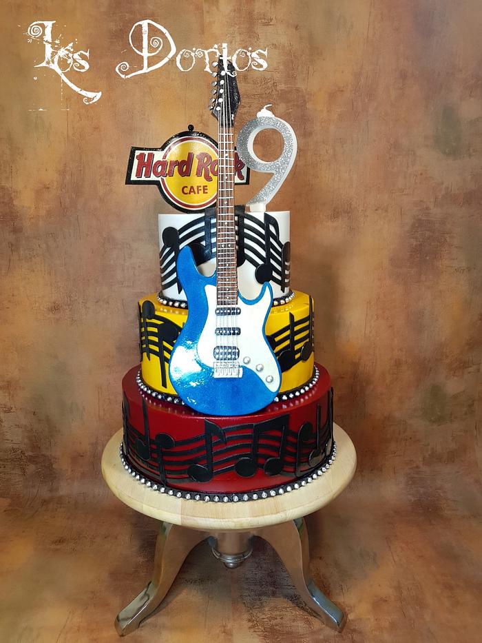 Cake for Hard rock cafe
