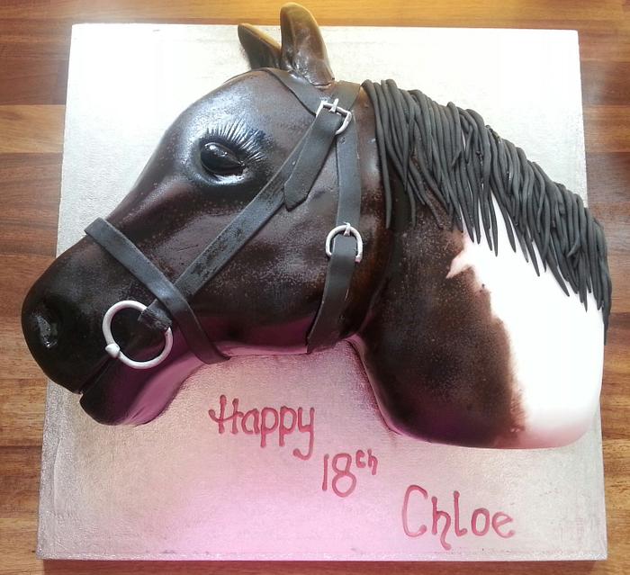 horse birthday cake 