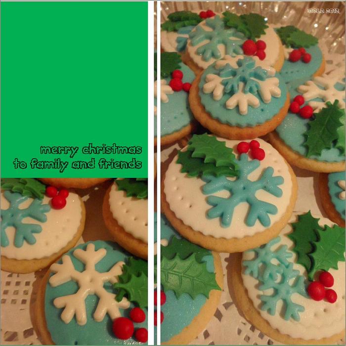 Christmas Snowflake Cookies